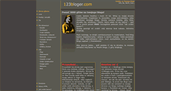 Desktop Screenshot of 123bloger.com